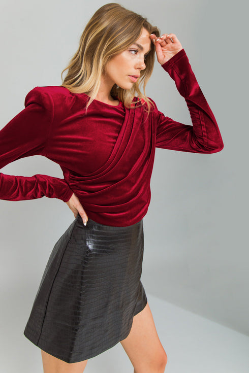 continue-this-journey-velvet-crop-top Flying Tomato-Sophia's Style-11